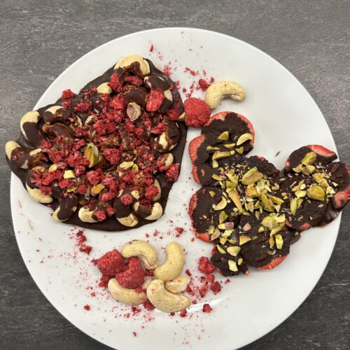 valentinstags schoko herz